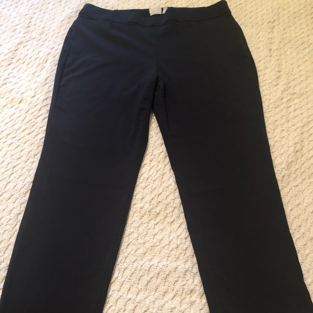 Kim Rogers navy blue plus size 16w slacks